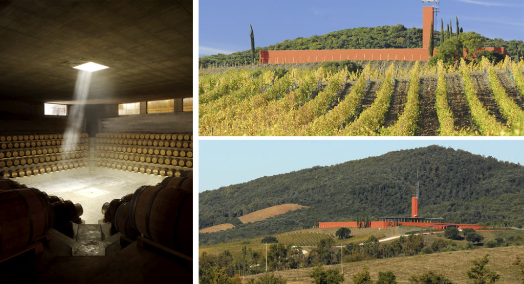 Tuscany, Rocca di Frassinello. Designed by Renzo Piano