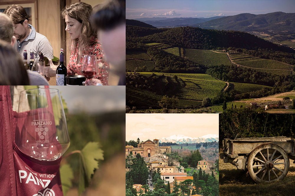 Il Chianti e alcuni momenti dell'evento Vino al Vino