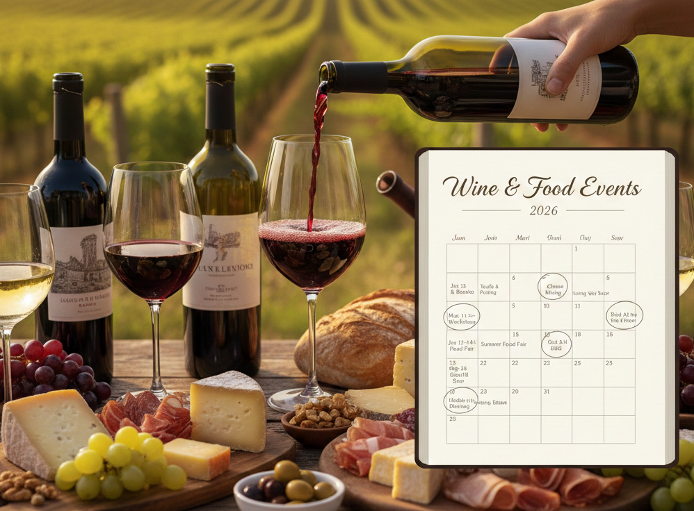 Scopri di più sull'articolo Calendario Eventi Enogastronomici 2026/2027 in Italia e nel mondo