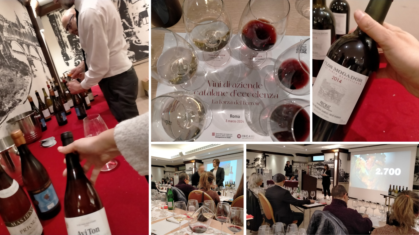 Masterclass migliori vini catalogna vins finca qualificada a roma evento Rome Wine Expo