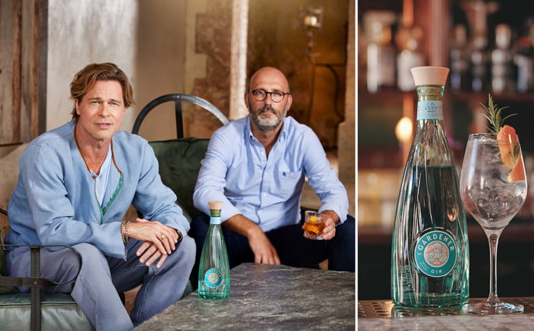 Scopri di più sull'articolo The Gardener, il London Dry Gin 100% biologico creato da Brad Pitt e da un’antica famiglia di vignaioli francesi