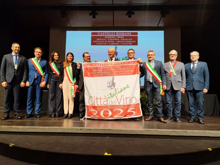 Scopri di più sull'articolo I Castelli Romani si aggiudicano il titolo di Città Italiana del Vino 2025