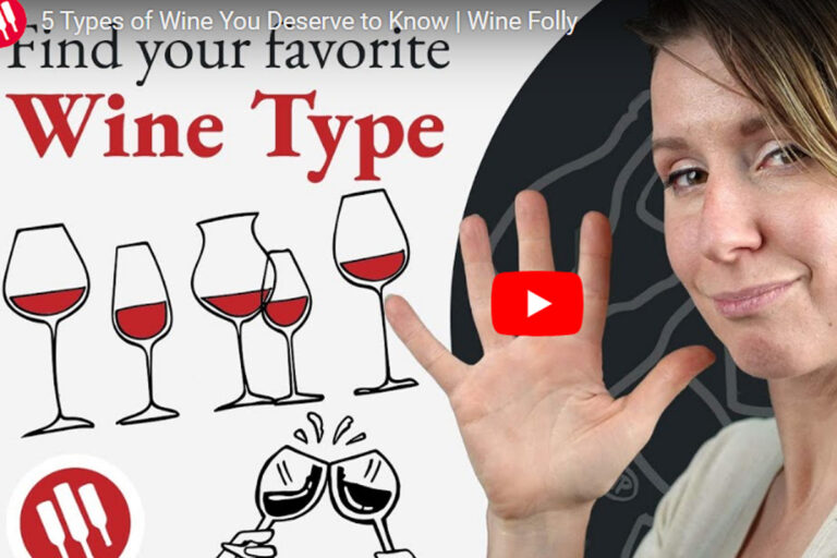 Scopri di più sull'articolo I 5 principali tipi di vino che devi conoscere: la video guida di Wine Folly che spiega le caratteristiche principali e gli abbinamenti