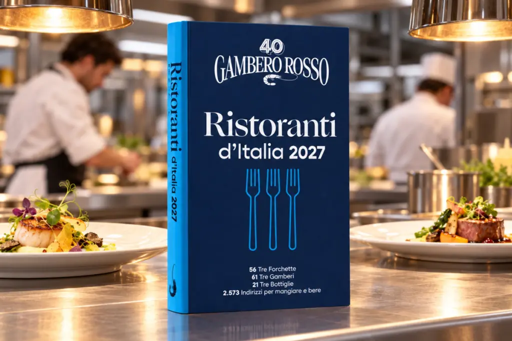 Scopri di più sull'articolo Gambero Rosso: i 56 migliori ristoranti d’Italia 2027 premiati con le Tre Forchette. Niko Romito sul tetto d’Italia con un punteggio di 99/100